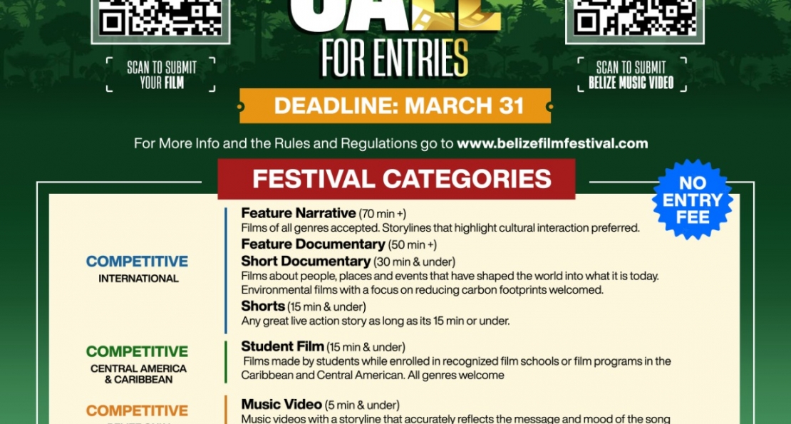 Belize International Film Festival - Appel à participation